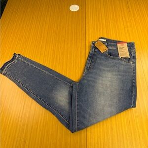 Levis 721 High Rise Skinny Jeans - Men's 33x30 Distressed Medium Wash